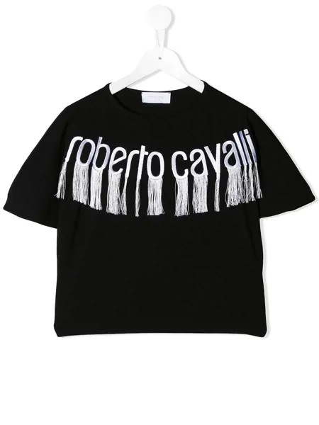 Roberto Cavalli Junior футболка с логотипом