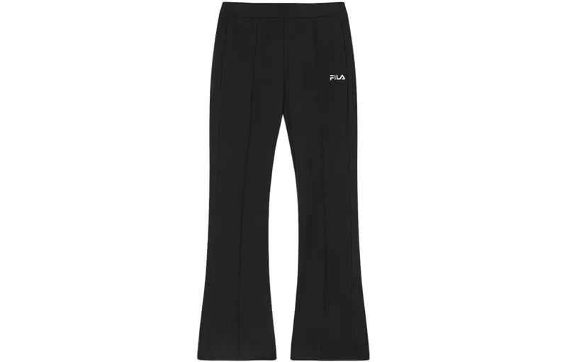 Женские трикотажные спортивные штаны FILA, цвет Black