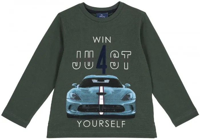 Chicco Лонгслив для мальчика Автомобиль