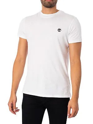 Мужская футболка Dun River Slim Crew Timberland, белая