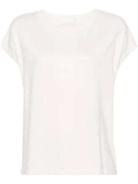 Allude топ тонкой вязки с круглым вырезом, нейтральный цвет