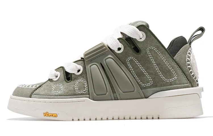 Кроссовки palladium Skateboarding Shoes Men Low-top Green, зеленый