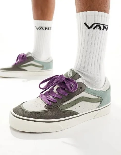 Зеленые мульти-кеды Vans Rowley Classic