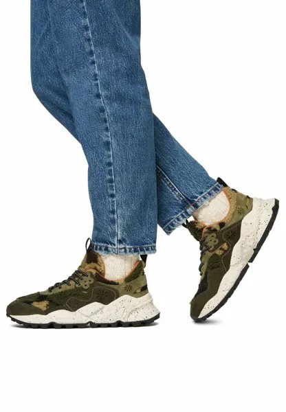 Низкие кроссовки Flower Mountain, militargrun grau