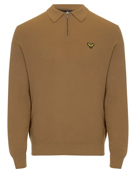 Поло Threadbare Langarm Polo Bintcliff, коричневый