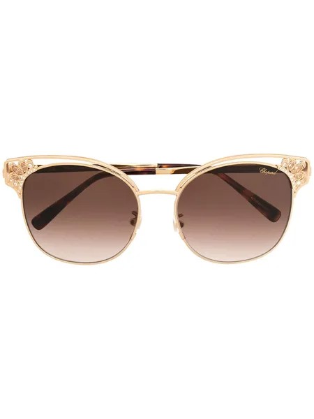 Chopard Eyewear солнцезащитные очки в оправе 'кошачий глаз'