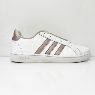 Adidas Girls Grand Court EF0101 Белая повседневная обувь Кроссовки Размер 4
