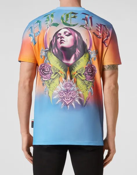 Футболка Круглый вырез SS Graphic Plein Philipp Plein, мультиколор