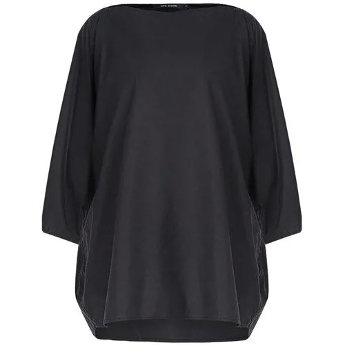 Блуза  Sofie D'Hoore, классический стиль, свободный силуэт, укороченный рукав, размер 42, черный