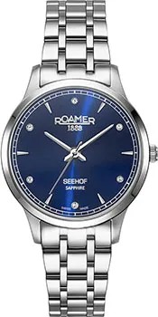 Швейцарские наручные  женские часы Roamer 509.847.41.40.20. Коллекция Seehof