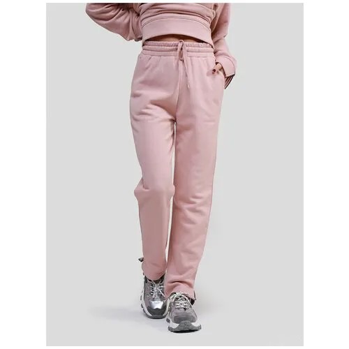 Костюм VITACCI, толстовка и брюки, спортивный стиль, свободный силуэт, утепленный, капюшон, размер 46-48, розовый