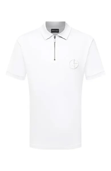 Хлопковое поло Giorgio Armani