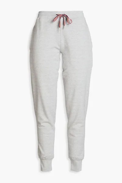 Меланжевые спортивные брюки из французского хлопка с добавлением хлопка PAUL SMITH, серый