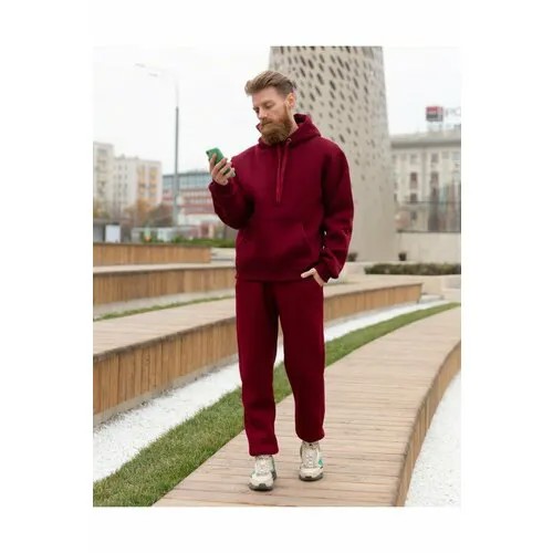 Костюм Магазин Толстовок , размер 3XL-56-Unisex-(Мужской) , бордовый