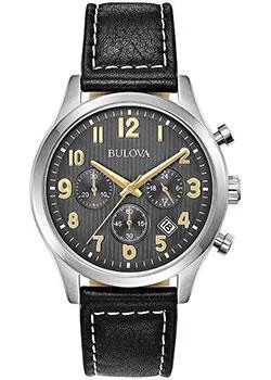 Японские наручные  мужские часы Bulova 96B302. Коллекция Classic