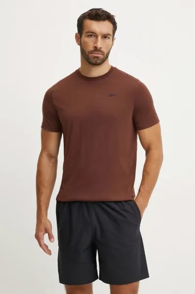Тренировочная футболка Endure Athlete 2.0 Reebok, коричневый