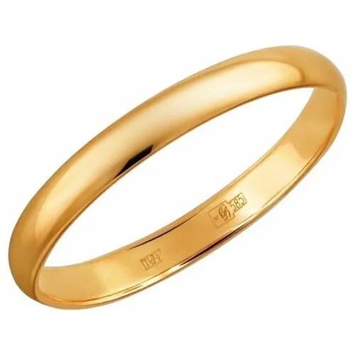 Кольцо Эстет, красное золото, 585 проба, размер 23
