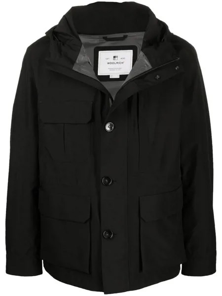 Woolrich куртка с капюшоном и карманами