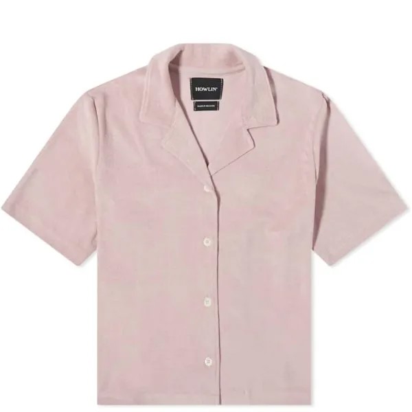 Рубашка Howlin' Cocktail In Towel For The Girls Short Sleeve, светло-розовый