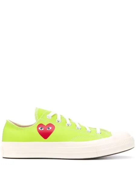 Comme des Garçons кеды Chuck 70 из коллаборации с Converse, зеленый