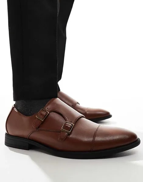 ASOS DESIGN – Светло-коричневые туфли монки
