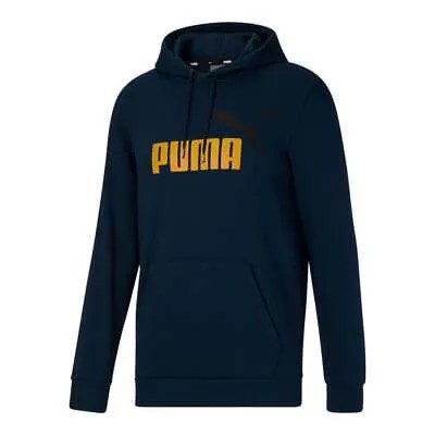 Puma Ess+ 2 Col Logo Pullover Hoodie Mens Size XXL Повседневная спортивная верхняя одежда 8