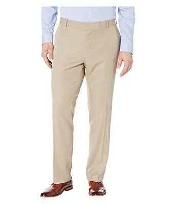 Мужские брюки Perry Ellis Big - Tall B-T Modern Fit Performance, Toast,