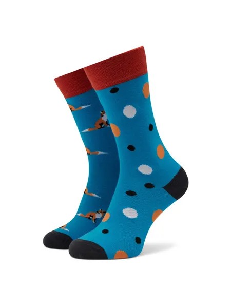 Высокие носки унисекс Funny Socks, синий