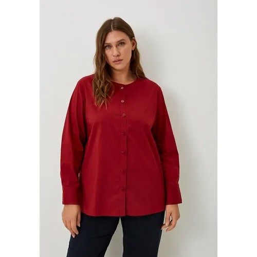 Блуза SVESTA, размер 60, бордовый