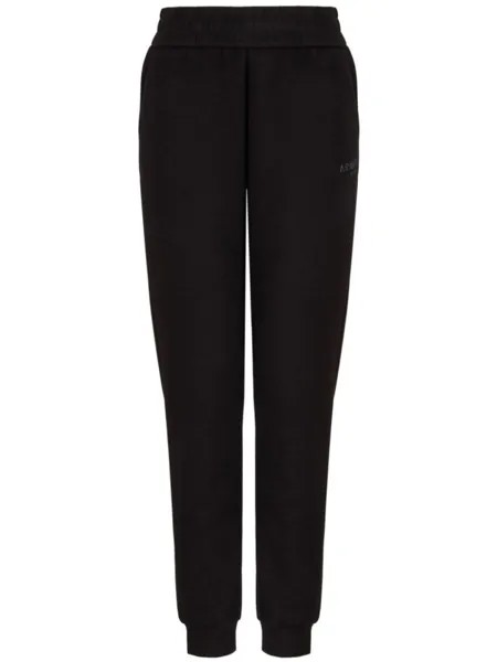 Armani Exchange спортивные брюки с логотипом, черный