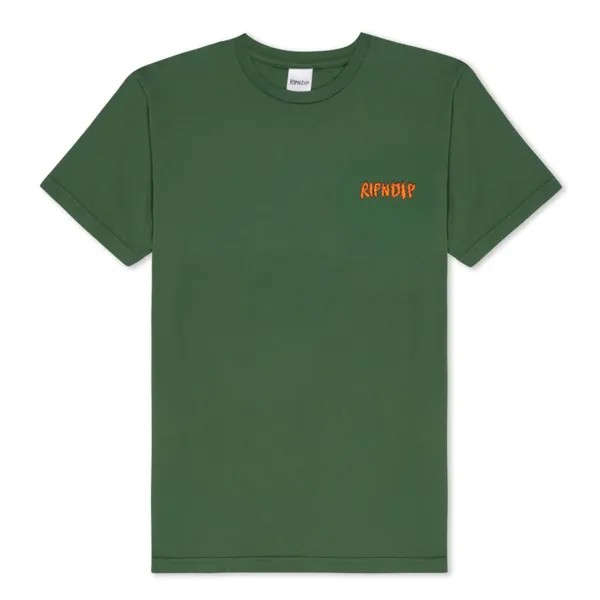 Футболка RIPNDIP Burn Tee Olive