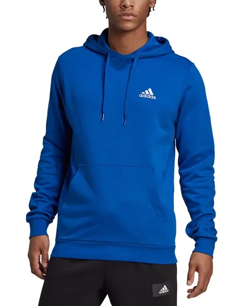 Мужская толстовка с капюшоном Adidas Feel Cosy Essentials, ярко-синий