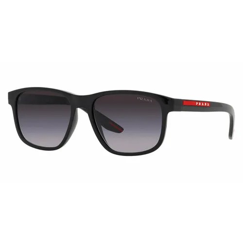 Солнцезащитные очки Prada PS 06YS 1AB09U, черный, серый