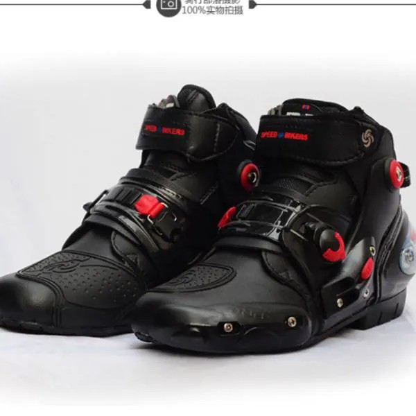 Легкие модные гоночные ботинки PRO-BIKER, Нескользящие, дышащие и износостойкие дорожные мотоциклетные ботинки