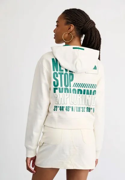 Толстовка COORDINATES CROP HOODIE The North Face, кремовый