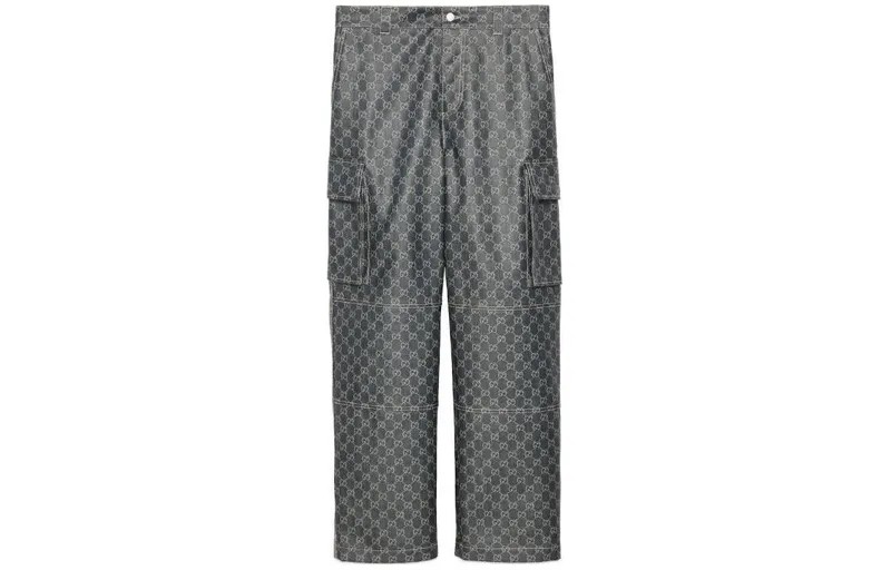 Мужские джинсы GUCCI, цвет Blue