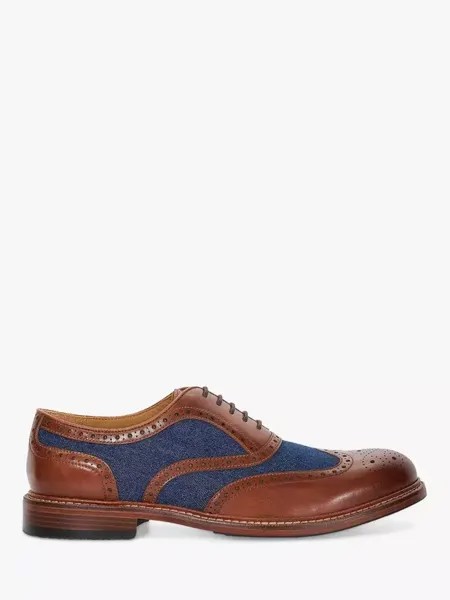Броги Dune Soar Suede, цвет tan/blue