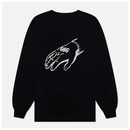 Мужской лонгслив maharishi Andy Warhol Beast чёрный, Размер XXL