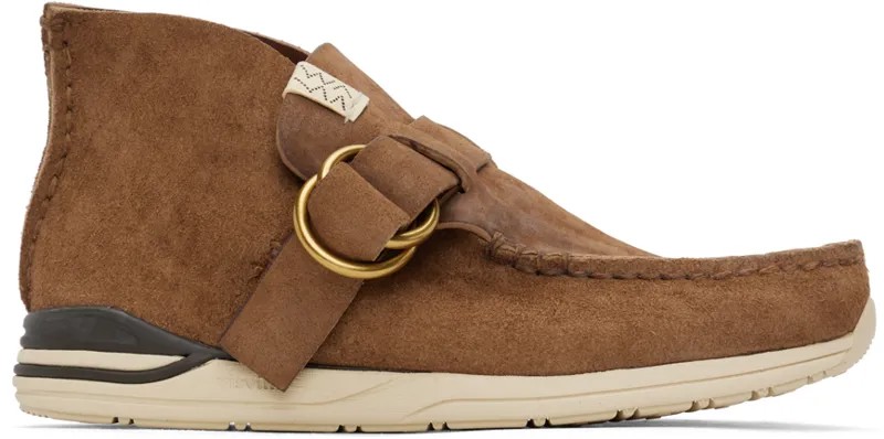 Коричневые кроссовки Skynrd Ring Moc-Folk Visvim