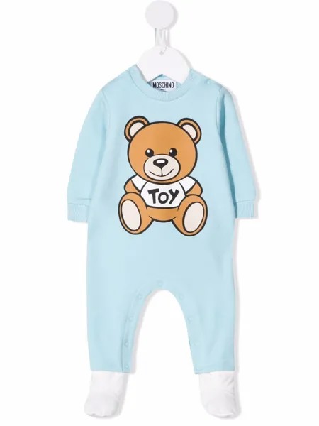 Moschino Kids пижама Teddy Bear с длинными рукавами