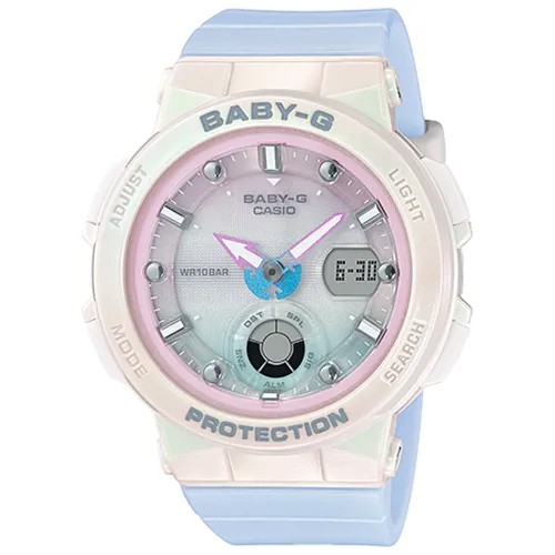 Наручные часы CASIO Baby-G BGA-250-7A3, голубой, синий