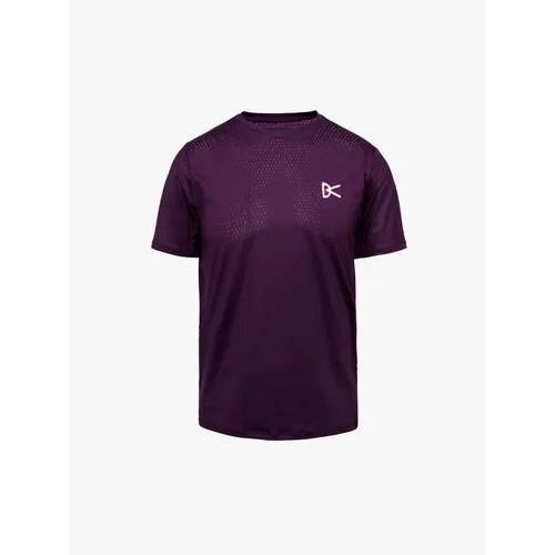 Беговая футболка District Vision, силуэт прямой, воздухопроницаемая, размер 50, фиолетовый