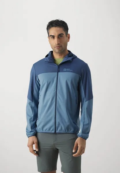 Куртка Softshell FELDBERG HOODY Jack Wolfskin, цвет elemental blue