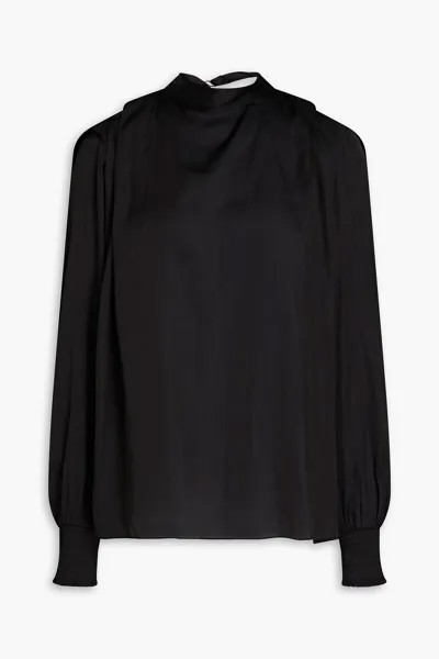 Атласная блузка Missy с вырезами BA&SH, черный