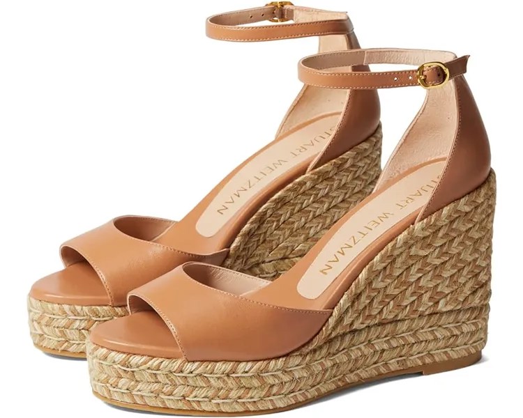 Туфли Stuart Weitzman Nudistcurve Espadrille Wedge, оранжевый