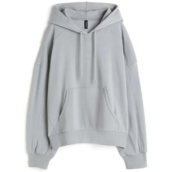 Худи H&M Oversized, серый