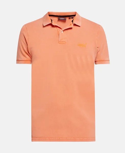 Рубашка поло Superdry, светло-оранжевый