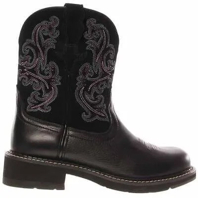 Черные женские повседневные ботинки Ariat Fatbaby Ii Round Toe Cowboy 10004729