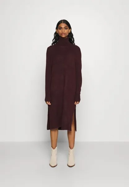 Платье-острое Vero Moda Petite VMNEWWIND HIGHNECK DRESS, цвет winetasting