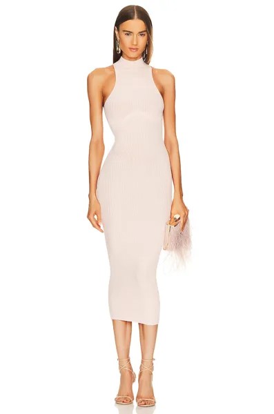 Платье миди Michael Costello Annalie Long, цвет Blush Pink